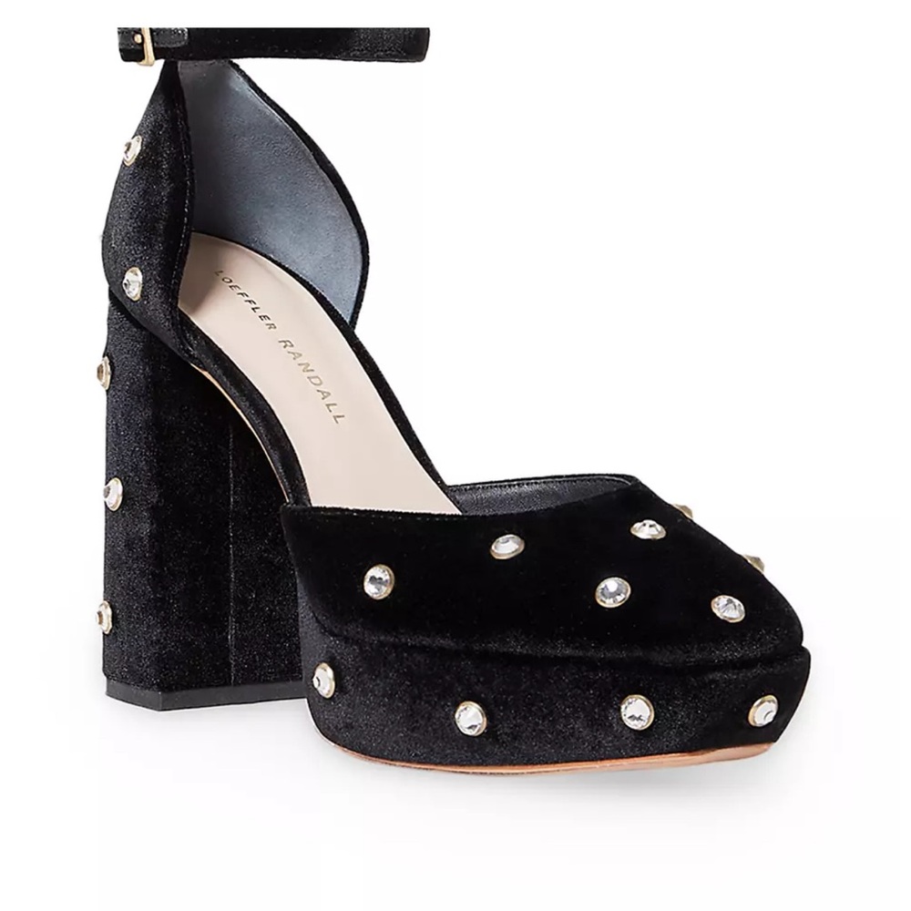 Loeffler Randall Closed Toe Ankle Strap Platform (worn only once!!!)